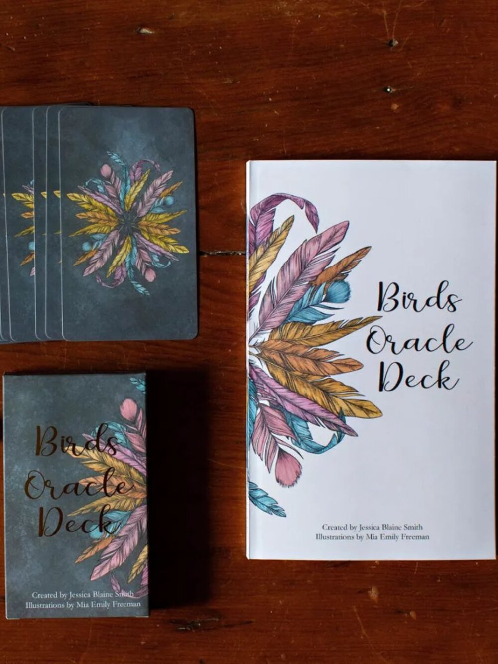 Birds Oracle Deck 1 & 2 - Golden Blue - Out of Print, Rare, Hard to Find - Picture 6 of 7